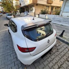 Renault Clio 4 RS Spoyler, ABS Plastik Anatomik Model, Boyasız, Clio 4 HB Bagaj Üstü Rüzgarlığı