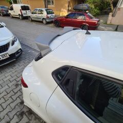 Renault Clio 4 RS Spoyler, ABS Plastik Anatomik Model, Boyasız, Clio 4 HB Bagaj Üstü Rüzgarlığı