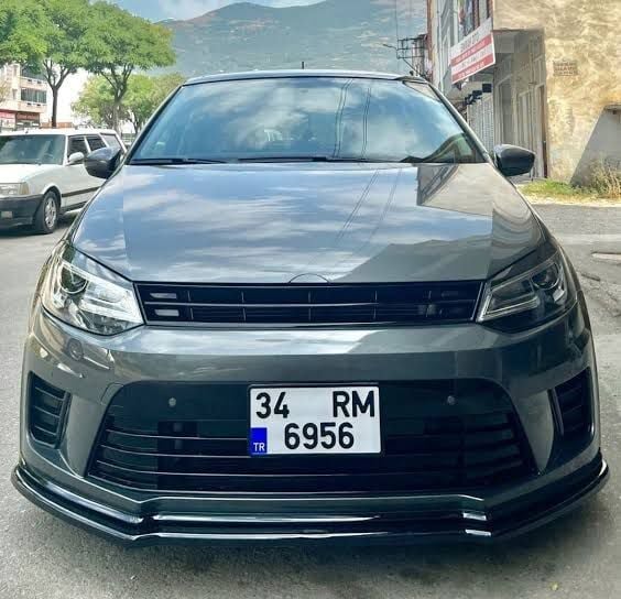 VW POLO MK5 WRC TAMPON UYUMLU VAKKUM PARLAK SİYAH LİP