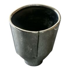 120 LİK TEKLİ EGZOZ UCU OVAL, 120 MM OVAL EGZOZ UCU EĞİK MODEL