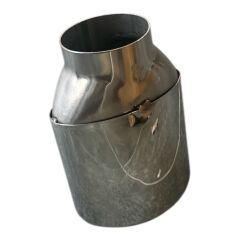 120 LİK TEKLİ EGZOZ UCU OVAL, 120 MM OVAL EGZOZ UCU EĞİK MODEL