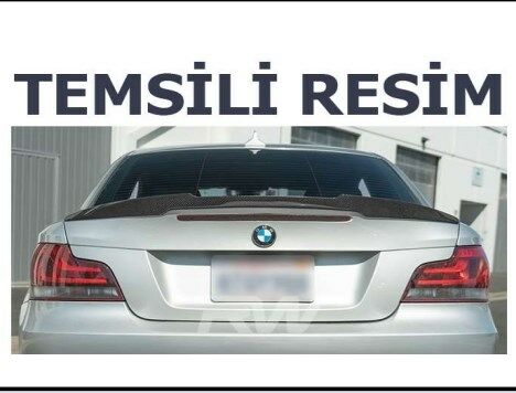 BMW 1 SERİSİ E82 YARASA SPOİLER 2007 2013 PARLAK SİYAH İTHAL PLASTİK