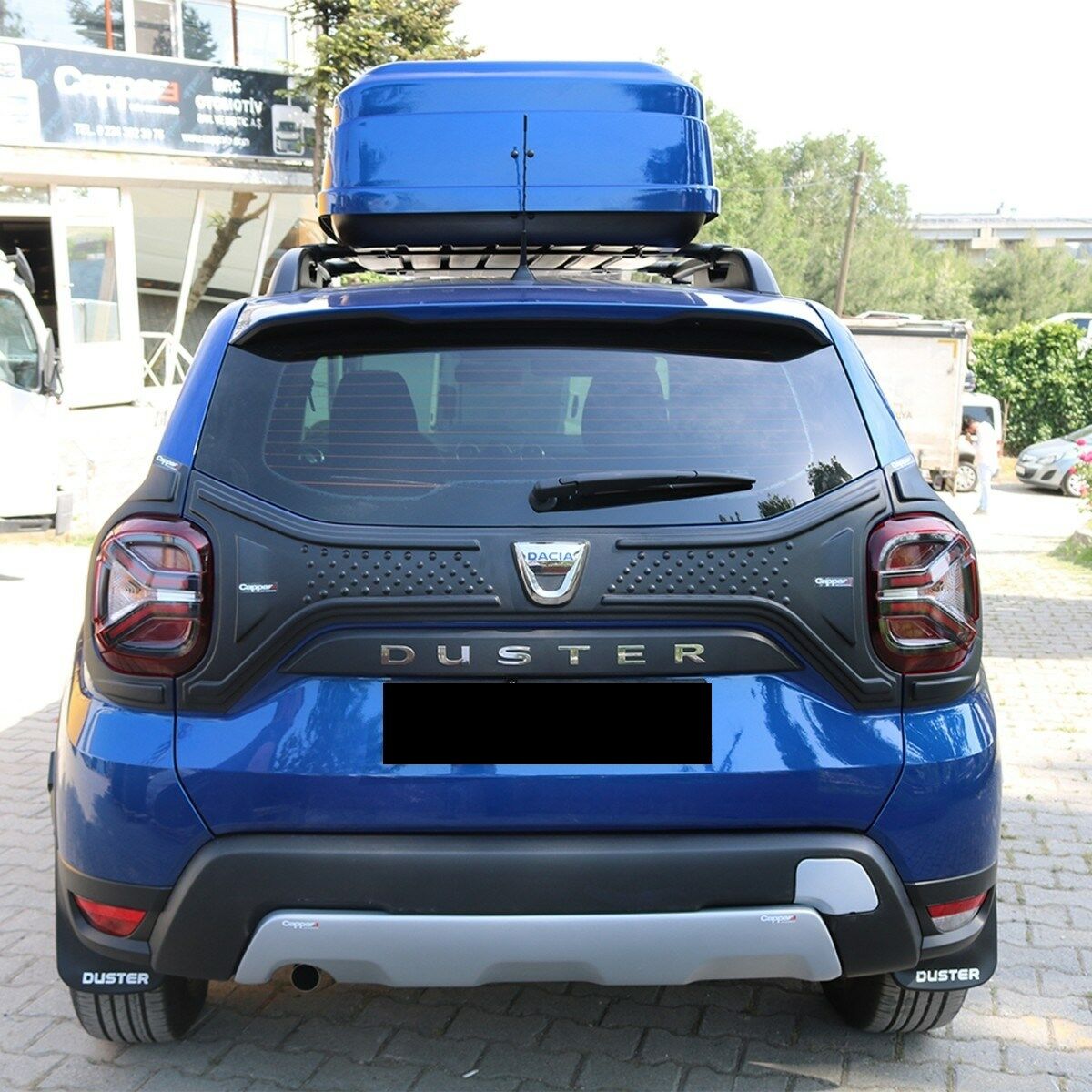 Dacia Duster 2018 Ön Arka Tampon Eki, Gri Boyalı