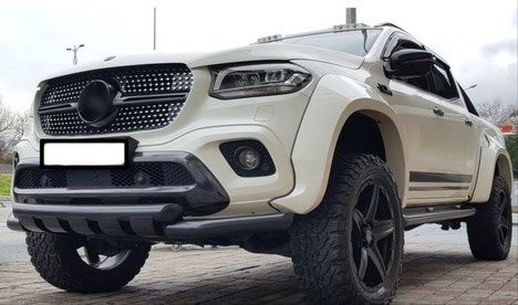 Mercedes x class diamond panjur w470 elmas panjur