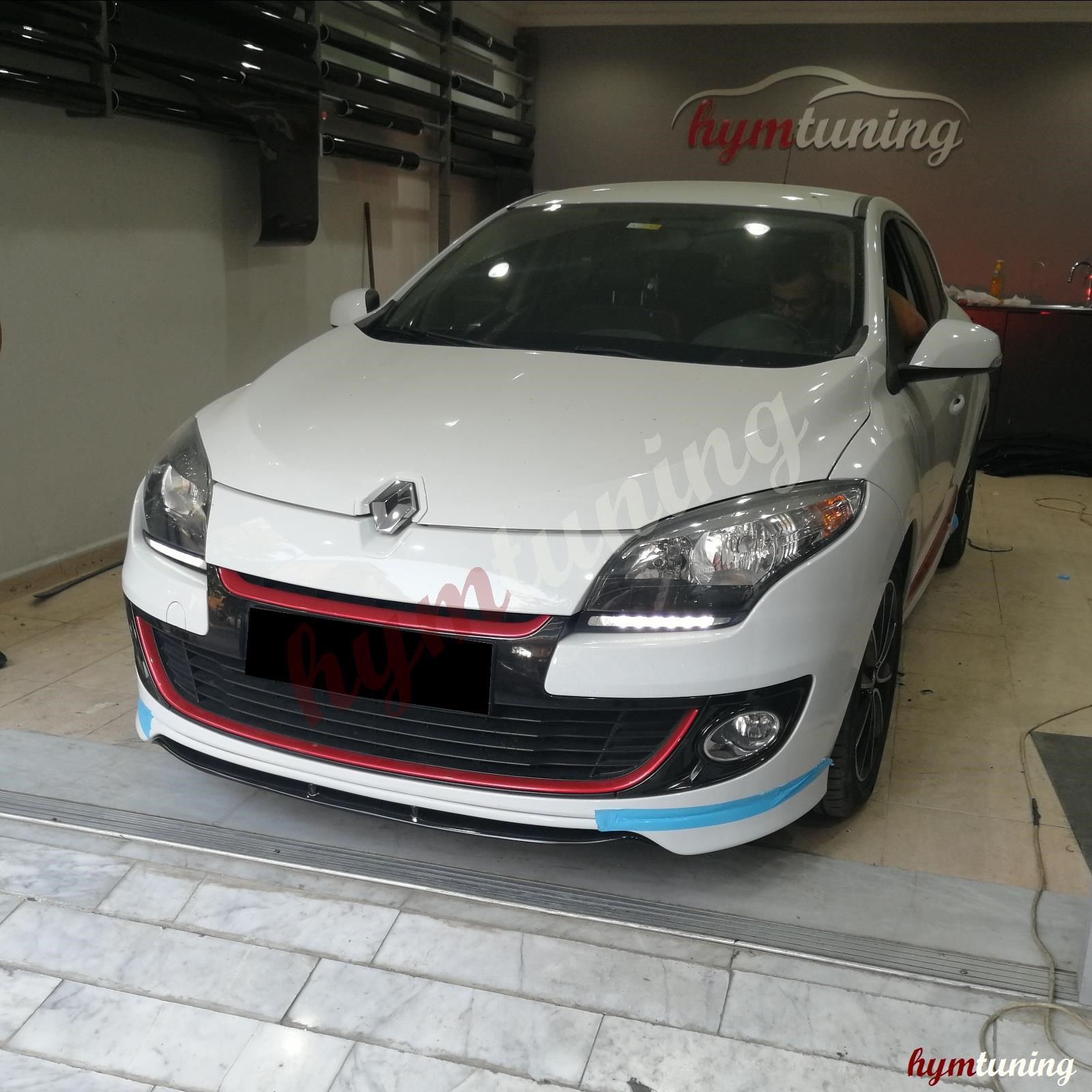 Renault Megane 3 Ön Karlık 2 Parça, ABS Plastik, Boyasız