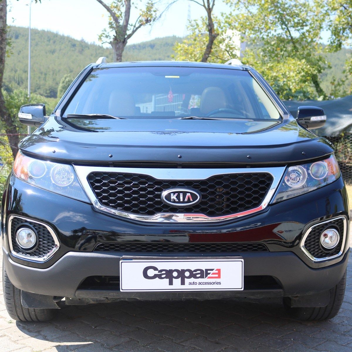 Kia Sorento 2010-2014 Kaput Rüzgarlığı Piano Black