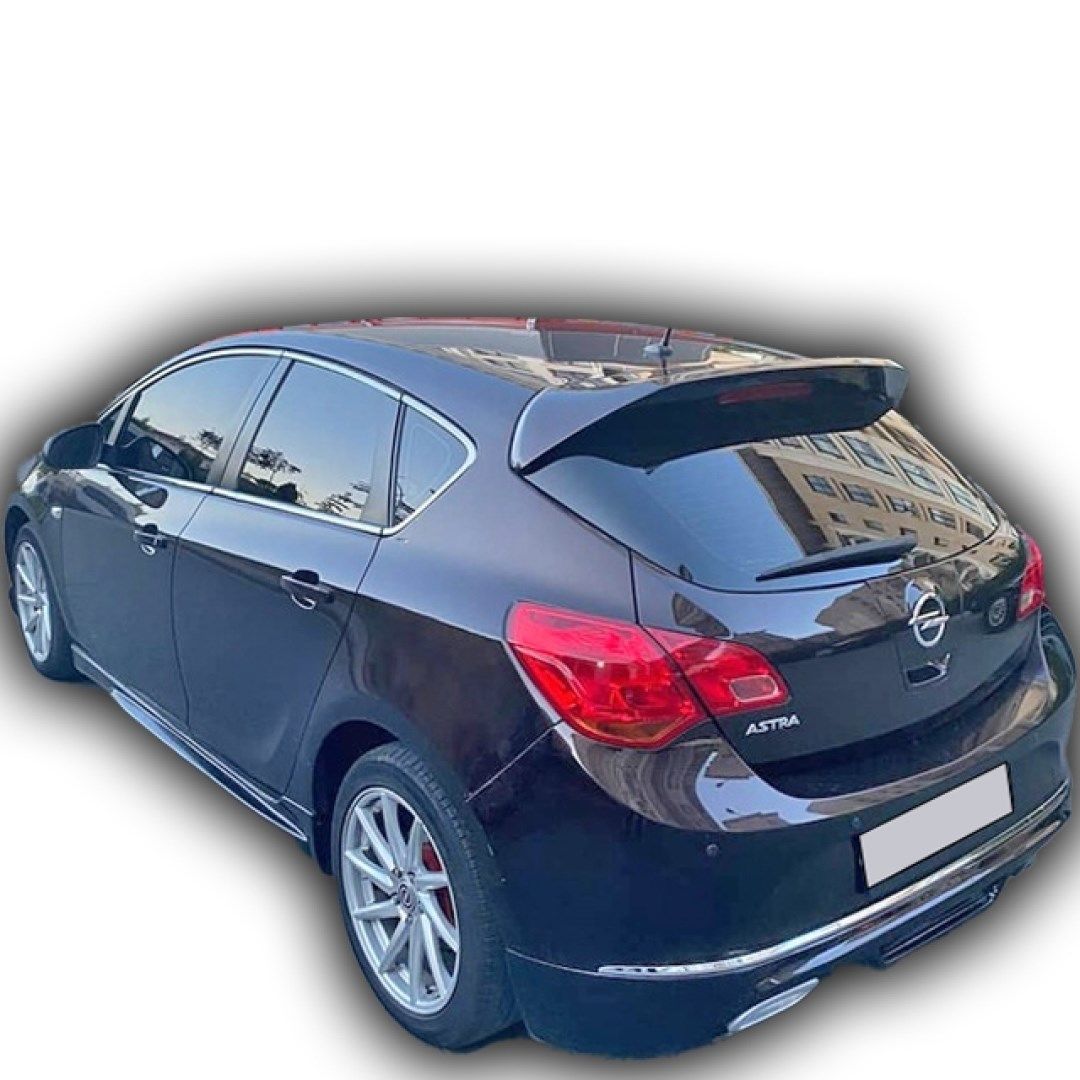 OPEL ASTRA J HB CAM ÜSTÜ SPOYLER 2009 2015 PARLAK SİYAH
