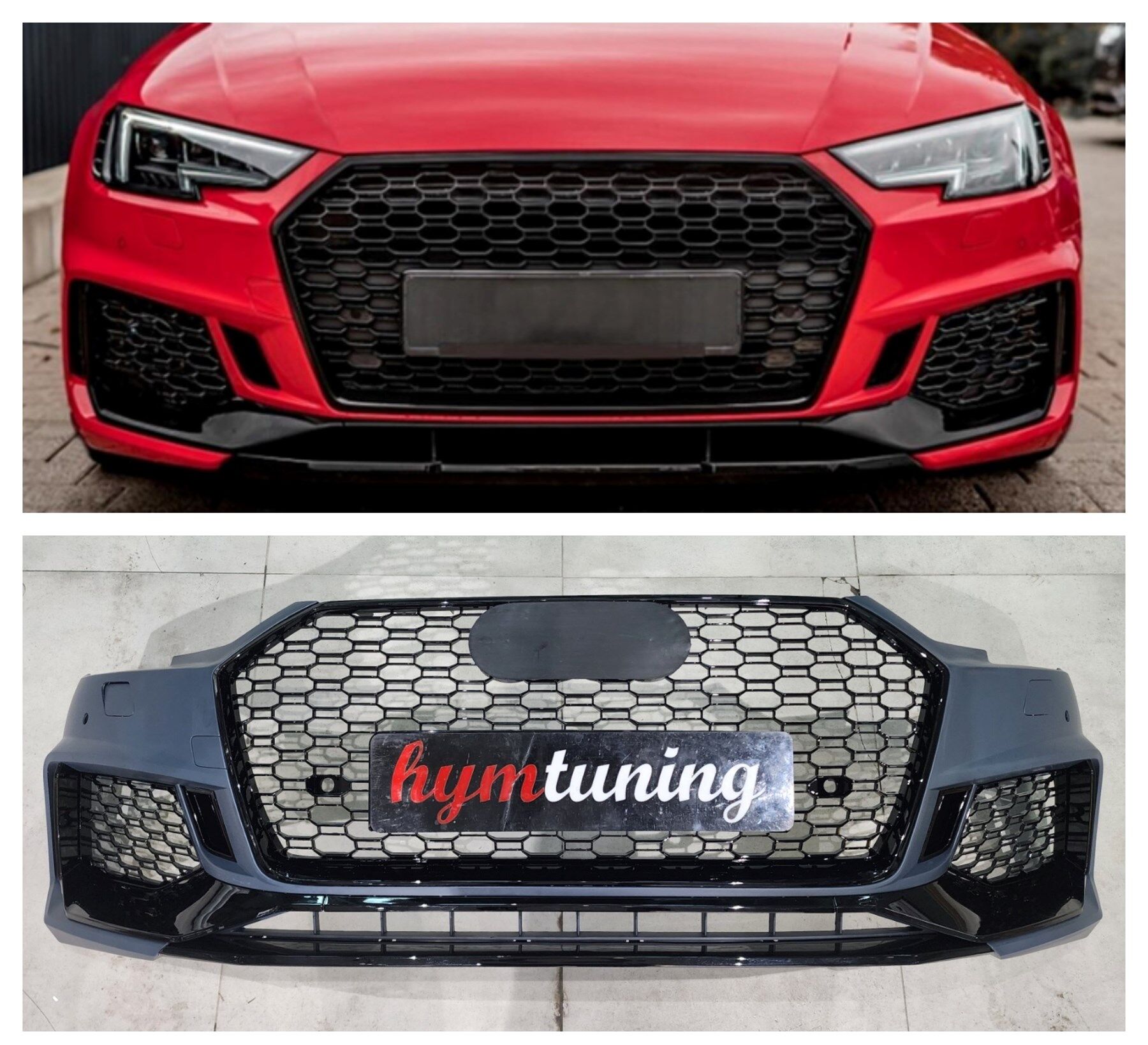 AUDİ A4 RS4 ÖN TAMPON PANJUR SETİ, 2016 2019 UYUMLU, İTHAL ÜRÜN