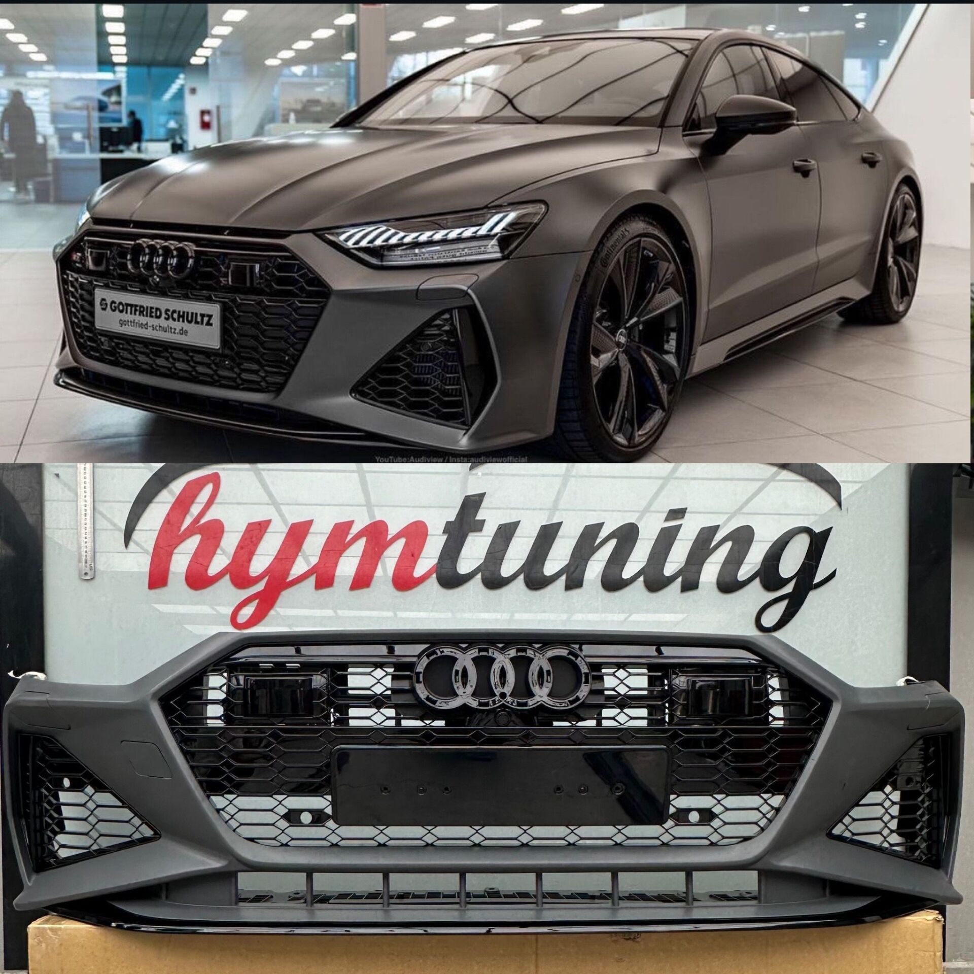 AUDİ A7 RS7 ÖN TAMPON FULL DOLU SET 2019 2024 UYUMLU