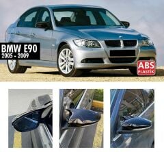 BMW 3 Serisi E90 Makyajsız Yarasa Ayna Kapağı - 2003-2008