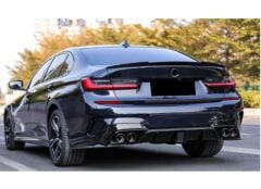 BMW 3 SERİSİ G20 M4 SPOYLER 2020+ PARLAK SİYAH İTHAL PLASTİK