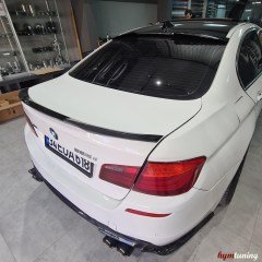 BMW 5 Serisi F10 M4 Spoiler Parlak Siyah, 5.20 5.25 5.30 5.35 5.40 5.50 Yarasa Spoyler Piano Black