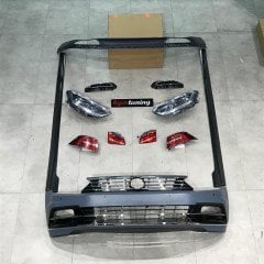 Passat B8 R Line dönüşüm ön tampon marşpiyel difüzör highline far stop