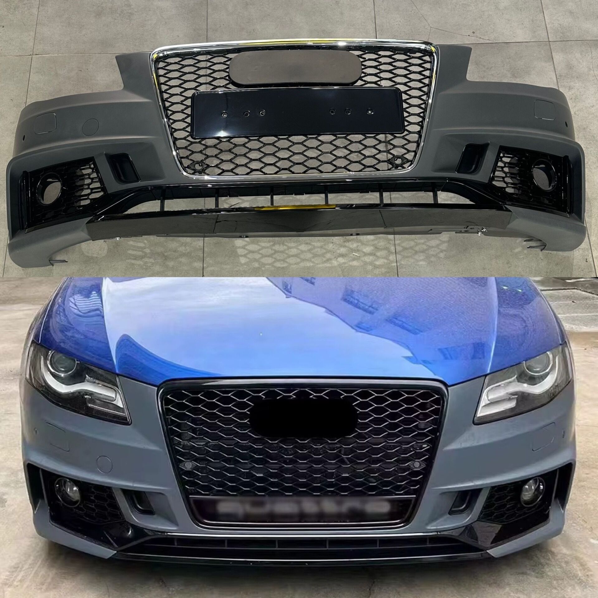 AUDİ A4 B8 B8 RS4 ÖN TAMPON SETİ 2007 2012 BOYASIZ