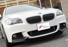 BMW F10 Ön Tampon Flap Seti M Performance, Piano Black, Sağ Sol Takım, Piano Black, M TECH UYUMLU