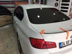 BMW F10 İnce Spoiler Piano Black, ABS Plastik, F10 M5 Spoyler, Parlak Siyah Boyalı