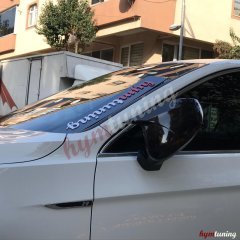 Volkswagen Passat B8 Yarasa Ayna Kapağı Parlak Siyah, 2015 - 2021