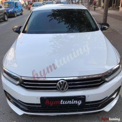 Volkswagen Passat B8 Yarasa Ayna Kapağı Parlak Siyah, 2015 - 2021