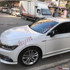 Volkswagen Passat B8 Yarasa Ayna Kapağı Parlak Siyah, 2015 - 2021