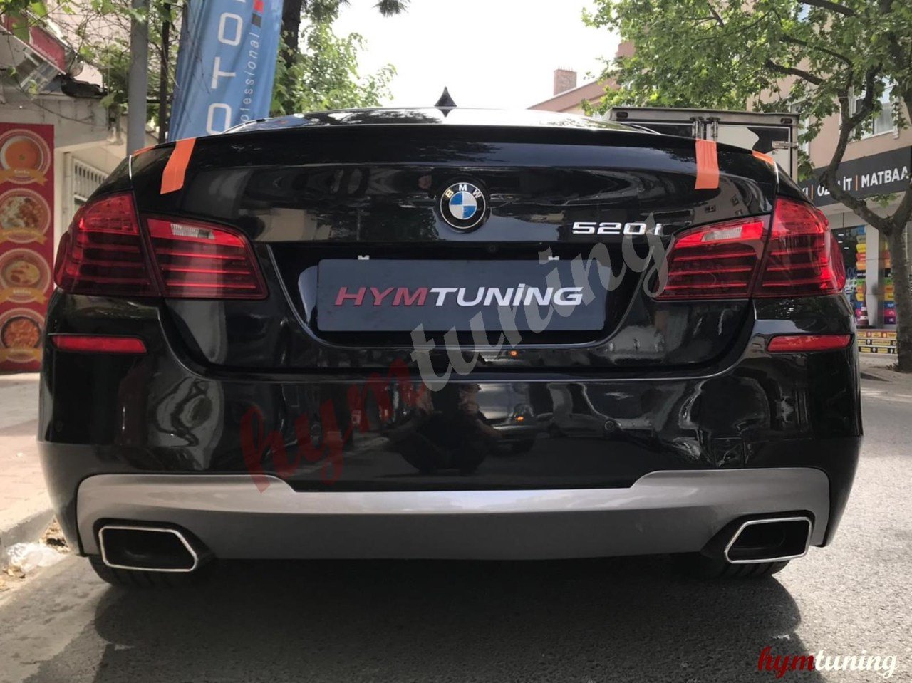 BMW 5 Serisi F10 5.50 Difüzörü Mat Siyah Boyasız, ABS Plastik, İthal Ürün 1. Sınıf