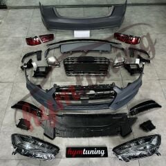 AUDİ A6 FACELİFT 2012 - 2015 UYUMLU 2015 - 2018 MAKYAJLI GÖRÜNÜM BODYKİT SETİ