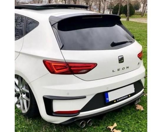 SEAT LEON SPOYLER-SPOYLER KULAĞI PARLAK SİYAH İTHAL ÜRÜN