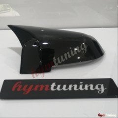 BMW F10 Yarasa Ayna Kapağı, İthal, Piano Black Boyalı, Sinyalli Aynalar İçin, 2013 2017 Uyumlu