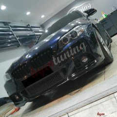 BMW F10 Yarasa Ayna Kapağı, İthal, Piano Black Boyalı, Sinyalli Aynalar İçin, 2013 2017 Uyumlu