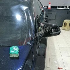 BMW F10 Yarasa Ayna Kapağı, İthal, Piano Black Boyalı, Sinyalli Aynalar İçin, 2013 2017 Uyumlu