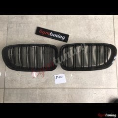 BMW 5 SERİSİ F10 PANJUR M5 PARLAK SİYAH ÖN BÖBREK PANJUR GRİLLE, F10 Çift Tırnak Panjur