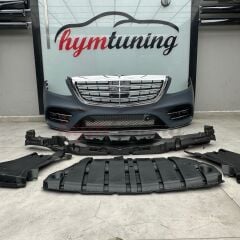 MERCEDES S SERİSİ W222  AMG ÖN TAMPON + PANJUR 2018 2020 BOYASIZ