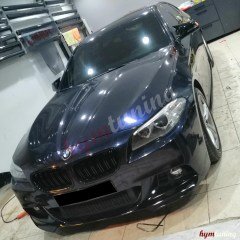 BMW F10 VorStainer Ön Lip Parlak Siyah, F10 Piano Black Lip, 2010 2017 Uyumlu, MTECH TAMPON İÇİNDİR