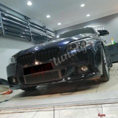 BMW F10 VorStainer Ön Lip Parlak Siyah, F10 Piano Black Lip, 2010 2017 Uyumlu, MTECH TAMPON İÇİNDİR