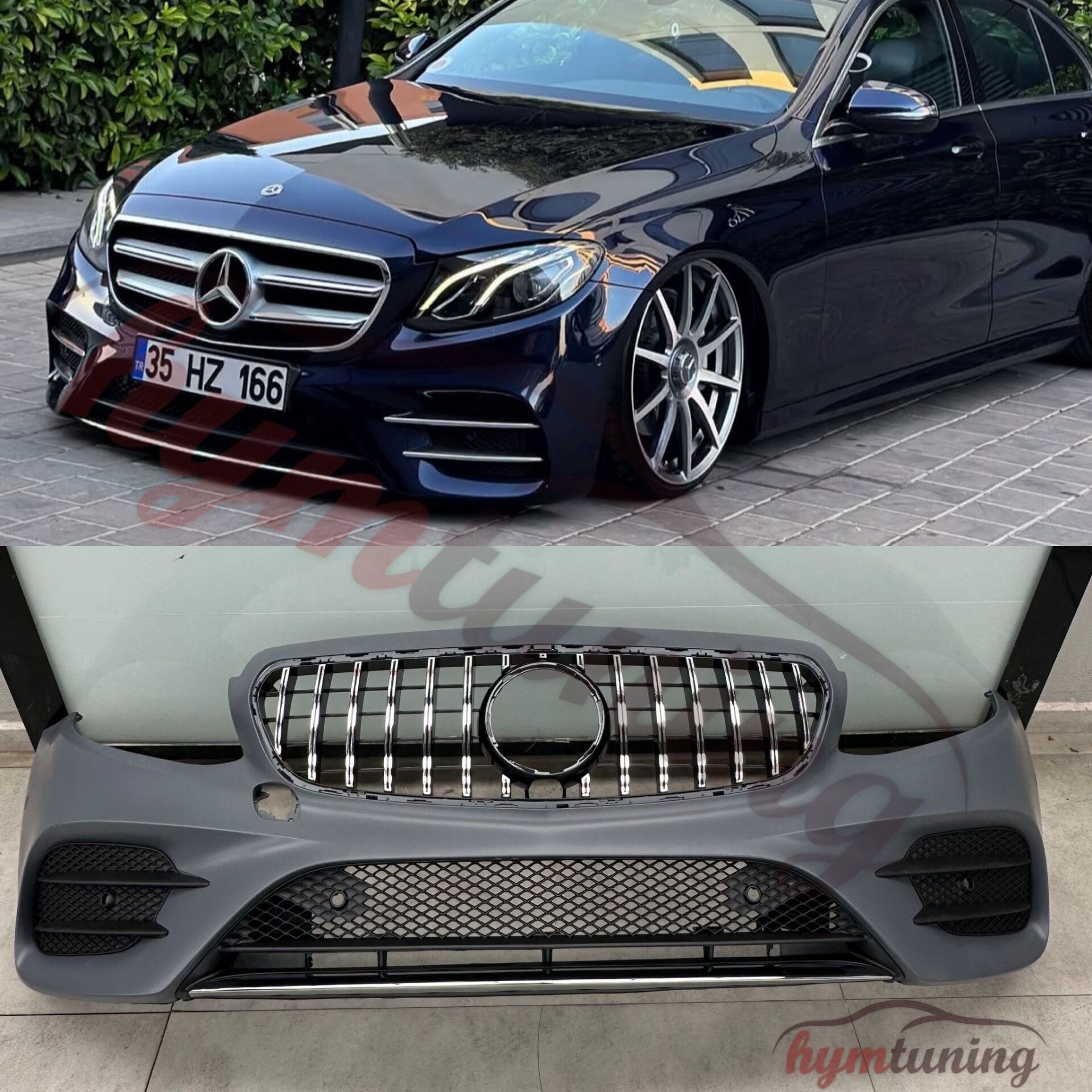 MERCEDES E SERİSİ W213  AMG ÖN TAMPON (PANJUR HARİÇ)  2016 2020  BOYASIZ