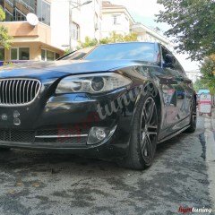 BMW F10 Marşpiyel Lipi, Yan Etek Çıta, Piano Black Parlak Siyah, 2010 2017