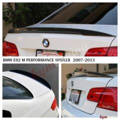 BMW 3 SERİSİ E92 COUPE PERFORMANS SPOYLER 2006 2010 PARLAK SİYAH İTHAL