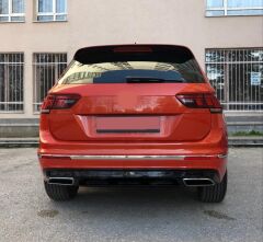 VW TIGUAN  RLINE ARKA DİFÜZÖR 2016 2020 PARLAK SİYAH
