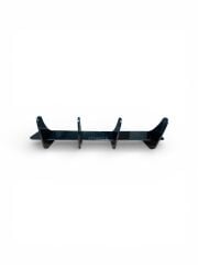 Seat Leon Aero Tampon Arka Tampon Splitteri Arka Difüzör Cnc Flap Seti Parlak Siyah Boyalı