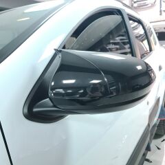 Duster Yarasa Ayna Kapak Parlak Siyah Abs Plastik, 2018 Sonrası, Piano Black