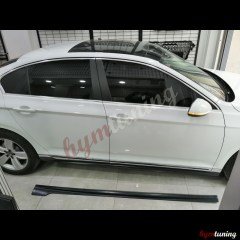 Volkswagen Passat B8 Rline Marşpiyel Takımı, ABS Plastik, Boyasız, 2015 2021, Yerli Üretim