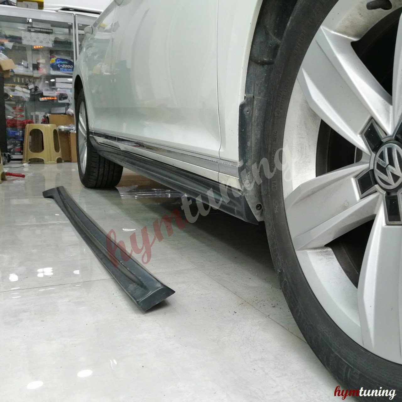Volkswagen Passat B8 Rline Marşpiyel Takımı, ABS Plastik, Boyasız, 2015 2021, Yerli Üretim