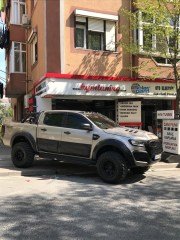 Ford Ranger Kapı Kaplaması Seti Mat Siyah 8 Parça, Yerli Üretim, T6 T7 T8 UYUMLU, 2012 2018