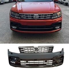 Volkswagen Tiguan 2016-2020 R-line Body Kıt (ön Tampon-panjur-dıfüzör-spoiler)