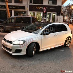 Golf 7 Marşpiyel Lipi, Marşpiyel Çıtası,Parlak Siyah Piano Black Marşpiyel Bıçağı