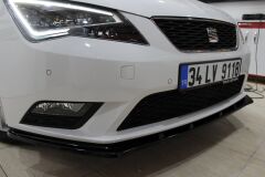 Seat Leon 3 Parça Ön Lip Tampon Eki Plastik Piano Black 2013-2017