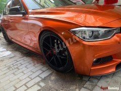 BMW F30 Marşpiyel Altı Lip Piano Black, Sağ Sol, Maşpiyel Çıtası, Yan Etek Parlak Siyah İnce Çıta