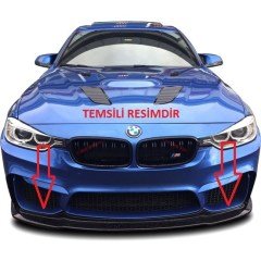 BMW F30 M3 ÖN LİP ABS PLASTİK PARLAK SİYAH, F80 Lip Vorstainer Style