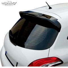 PEUGEOT 208  SPOYLER  2012 2015 PARLAK SİYAH PLASTİK İTHAL