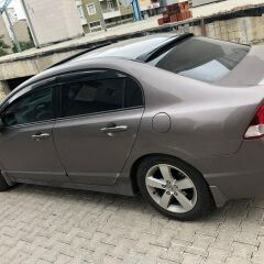 Honda Civic Sedan FD6 / FB7 Cam Üstü Spoiler İNCE, Parlak Siyah, 2007 2011, 2012 2016
