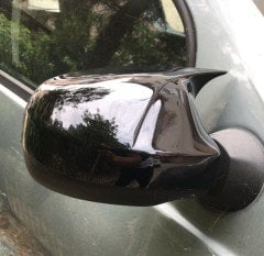 Dacia Duster 1 Makyajlı Kasa Yarasa Ayna Kapak, Duster 2012-2017 Batman Ayna Kapağı, Piano Black